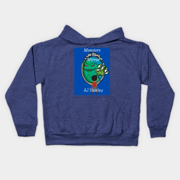 Monsters in the Mirror Kids Hoodie by AJ Hartley